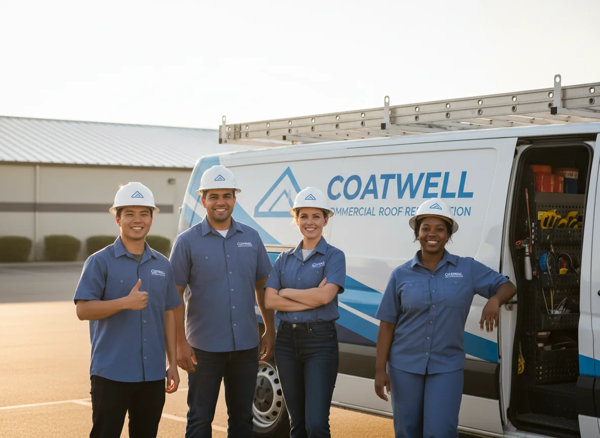 Commercial roof coating company in Seaview, WA